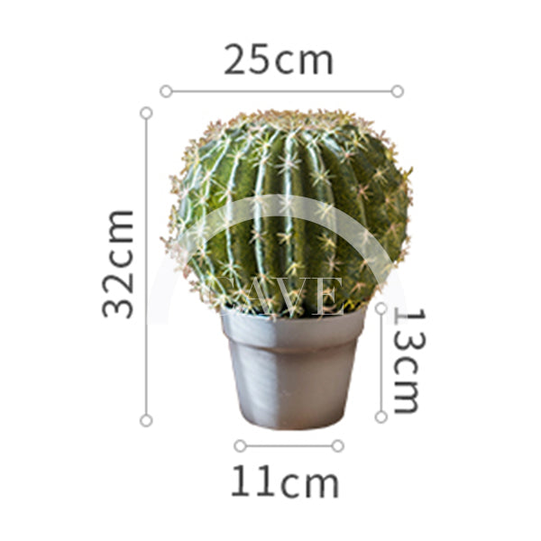Indoor Artificial Plants - Ball Cactus