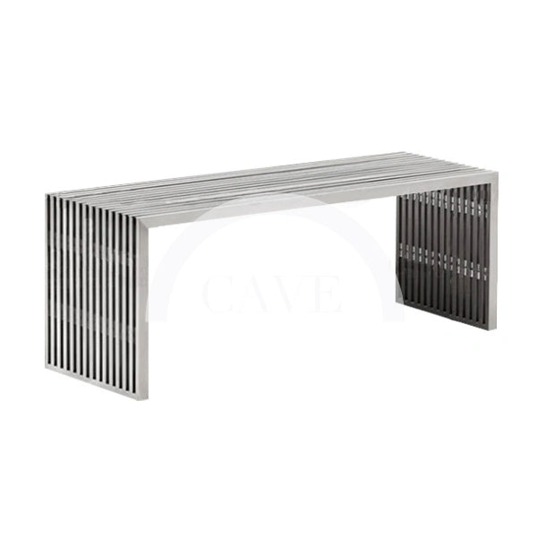 Celso Stainless Steel Outdoor Bench - More Sizes