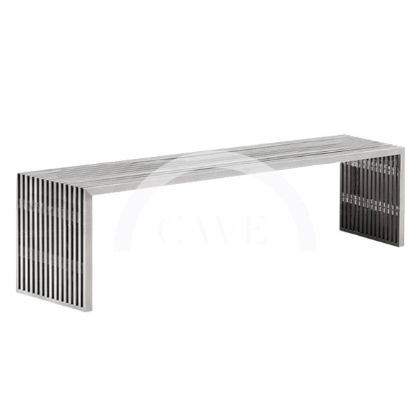 Celso Stainless Steel Outdoor Bench - More Sizes