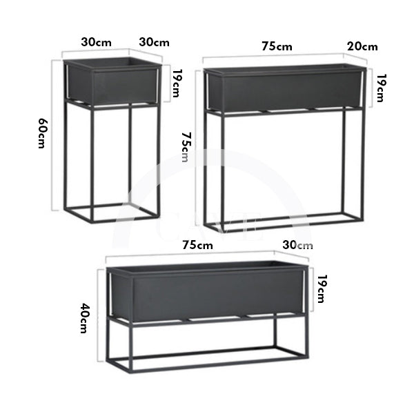 Essentials Outdoor Elevated Flower Pot - More Colors & Sizes
