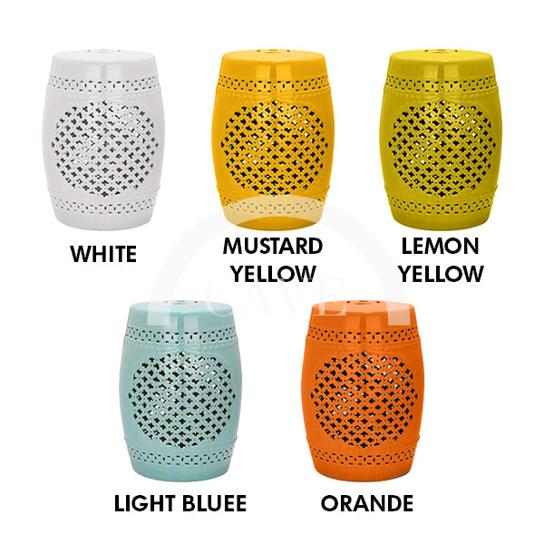 Imperial Drum Stool and Side Table - More Colors
