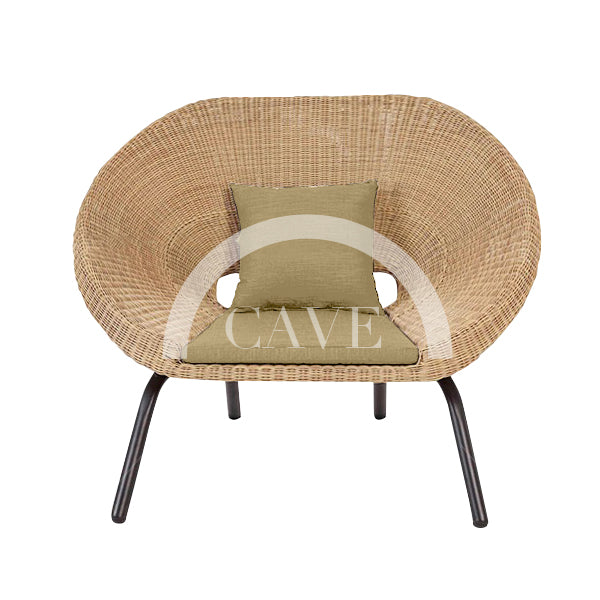 Leno Woven Outdoor Sofa and Lounge - Single Seater
