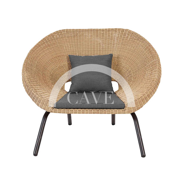 Leno Woven Outdoor Sofa and Lounge - Single Seater