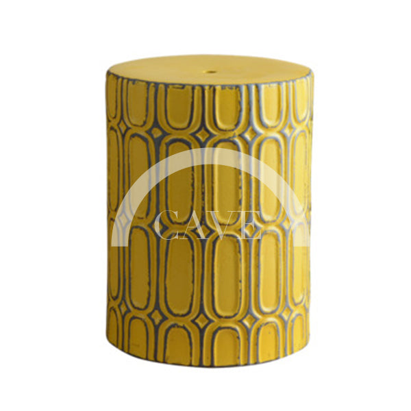 Oriental Shabby Chic Ceramic Drum Stool and Side Table - More Colors