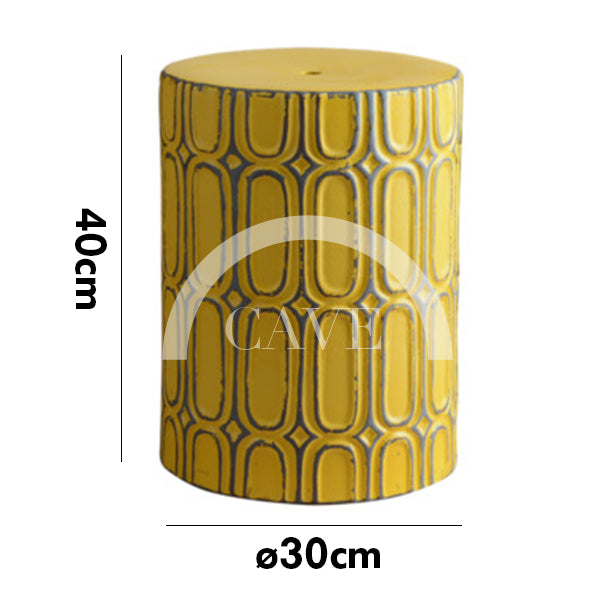 Oriental Shabby Chic Ceramic Drum Stool and Side Table - More Colors