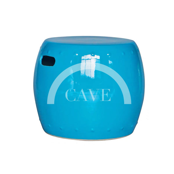 Qi Modern Chinese Style Ceramic Drum Stool - More Colors