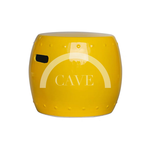 Qi Modern Chinese Style Ceramic Drum Stool - More Colors