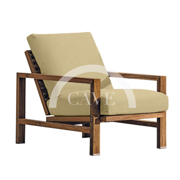 Rogan Contemporary Outdoor Single Seat Armchair Sofa - More Colors