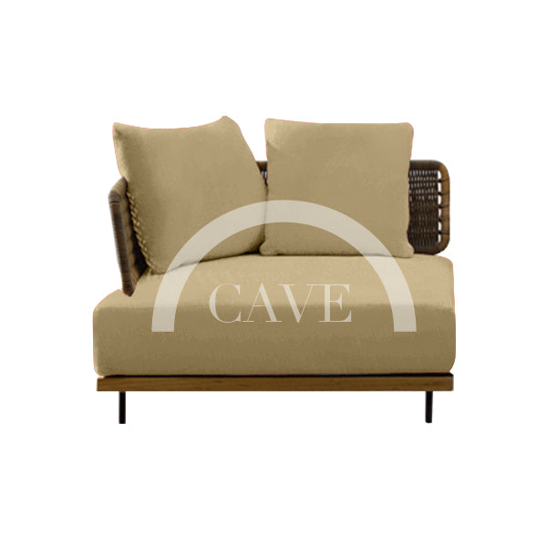 Rogan Contemporary Single Arm Outdoor Lounge Chair - More Colors