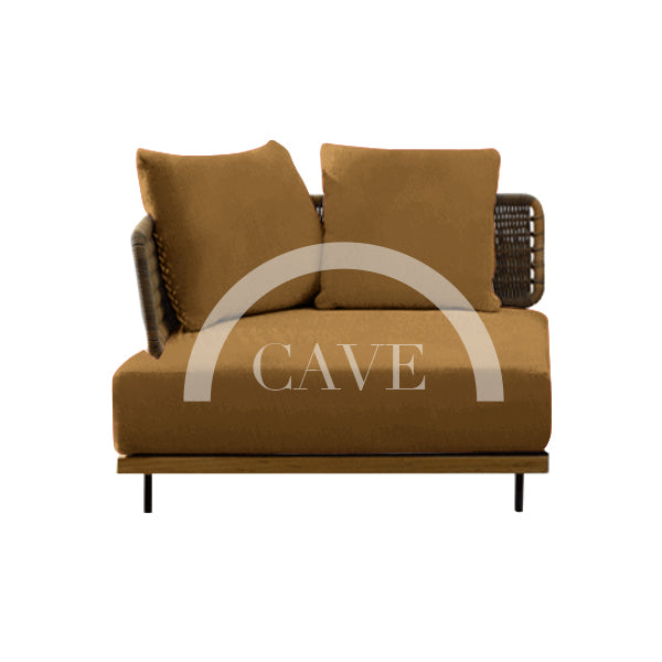 Rogan Contemporary Single Arm Outdoor Lounge Chair - More Colors