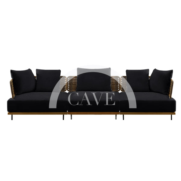 Rogan Contemporary Outdoor 3 Seater Sofa - More Colors