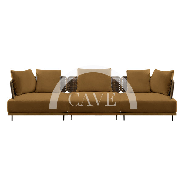 Rogan Contemporary Outdoor 3 Seater Sofa - More Colors