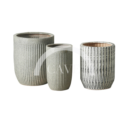 Contemporary Ceramic Flower Pots - More Colors & Sizes