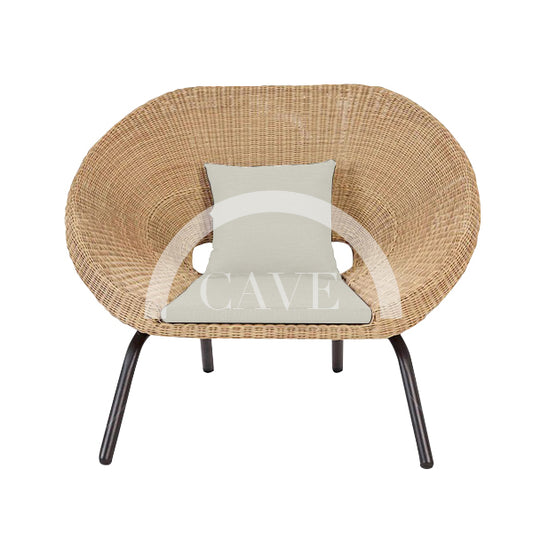 Leno Woven Outdoor Sofa and Lounge - Single Seater