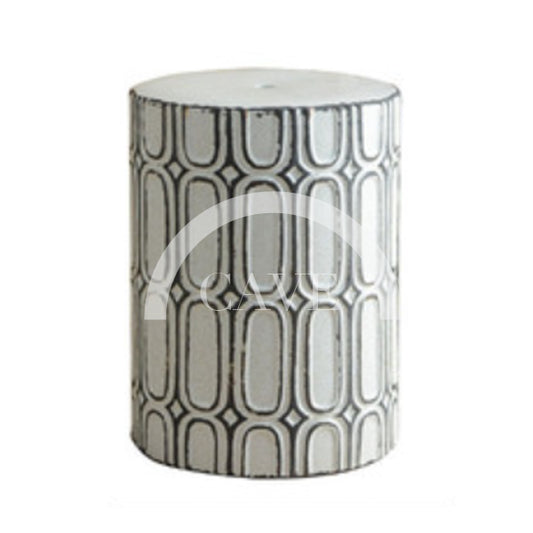 Oriental Shabby Chic Ceramic Drum Stool and Side Table - More Colors