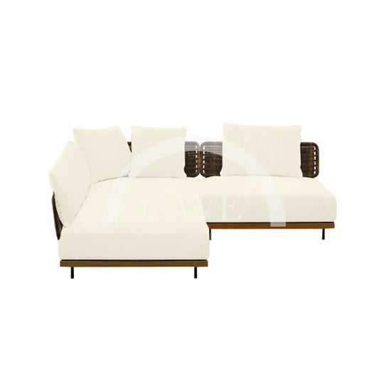 Rogan Contemporary Outdoor Corner Sofa - More Colors