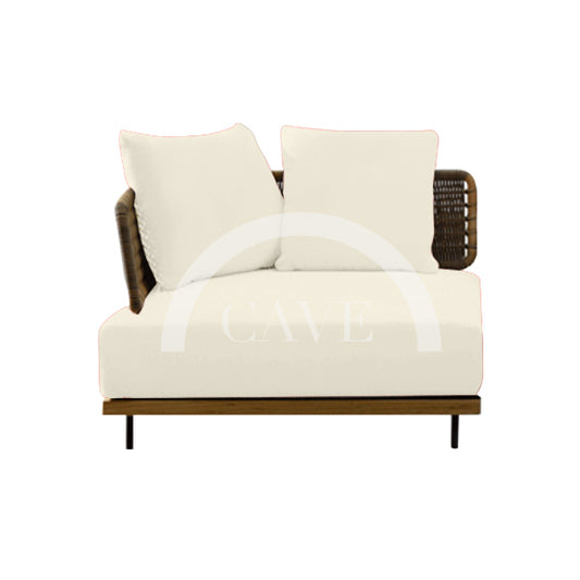 Rogan Contemporary Single Arm Outdoor Lounge Chair - More Colors