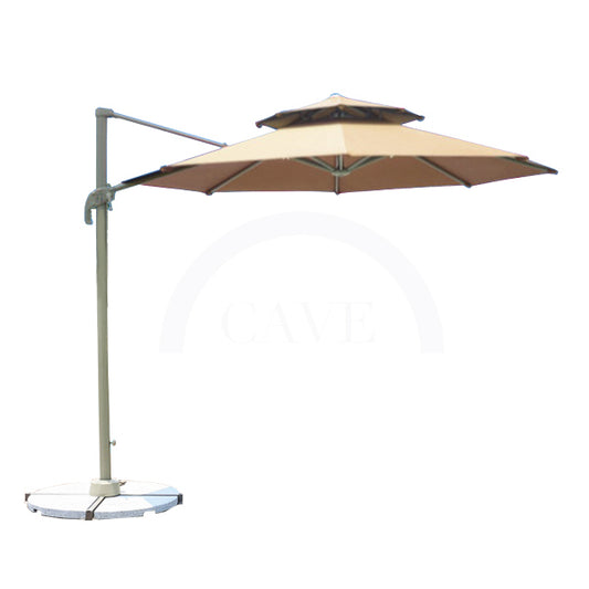 Tahiti Large Octagonal Outdoor Umbrella with Round Stone Base - More Colors